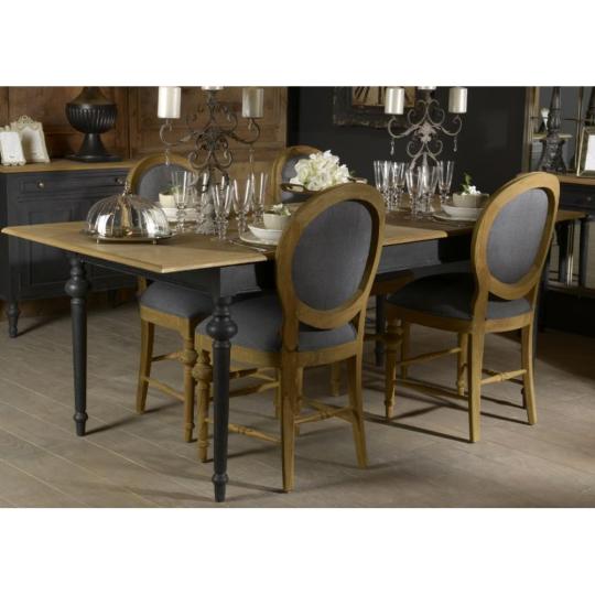 polgari klasszikus elegans asztal etkezoasztal sotet lab fa asztallap ebedlo nappali nyaralo felujitas butor lameridiana mediterran provance toszkan unnepi.JPG
